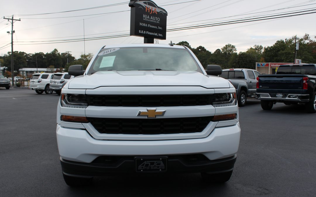 2018 CHEVROLET SILVERADO CUSTOM EXT CAB 4X4